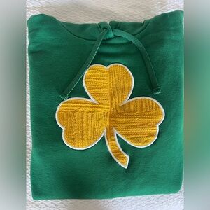 Nike Boston Celtics Hoodie Large Green Terry City Shamrock Logo Green NBA